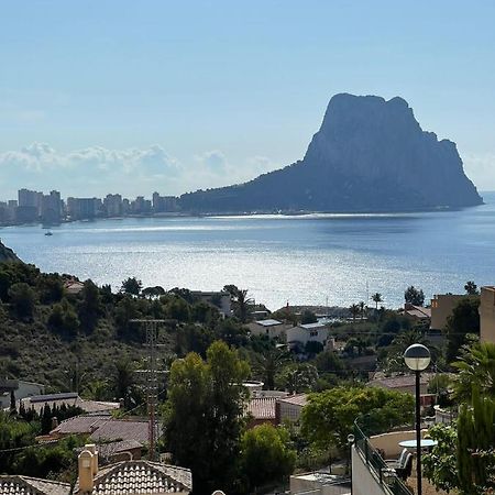 Chalet Adosado Con Vistas Al Mar Calpe Bagian luar foto